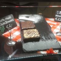 Vegan brownies at Amara Stühlinger in Freiburg