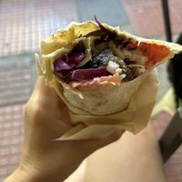 Wrap ai funghi  at Veganistan in Athens