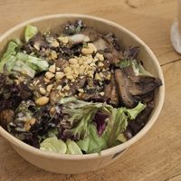 Thai peanut salad at Veganistan in Athens