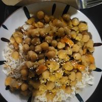 Curry Chickpea at Veganistan in Athens