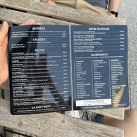 Menu - peep all of the vegan options!   at Lou in Lille