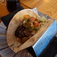 Taco de verduras at La Lupe in Almeria