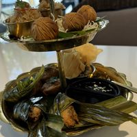 Appetizer sampler #Veganuary at Vegan Mahanakhon in Bangkok