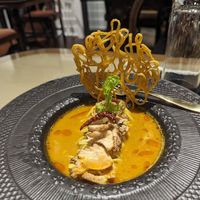 Khao soi at Vegan Mahanakhon in Bangkok