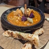 Massaman curry at Vegan Mahanakhon in Bangkok