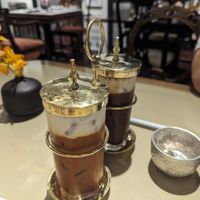 Tea and coffee at Vegan Mahanakhon in Bangkok