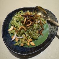 Wing bean salad at Vegan Mahanakhon in Bangkok