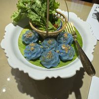 Dumplings  at Vegan Mahanakhon in Bangkok