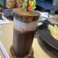 iced coffee   at Vegan Mahanakhon in Bangkok