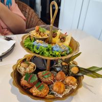 Appetiser set at Vegan Mahanakhon in Bangkok