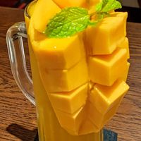 Mango Smoothie at Vegan Mahanakhon in Bangkok