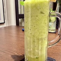 Pineapple and mint  at Vegan Mahanakhon in Bangkok