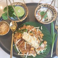 Pad Thai at Vegan Mahanakhon in Bangkok