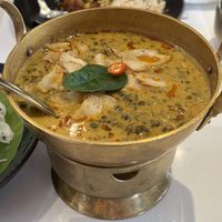 Cassia leaves curry   #Veganuary at Vegan Mahanakhon in Bangkok