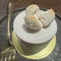 Smoked cake   at Vegan Mahanakhon in Bangkok