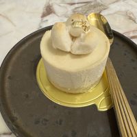 Smoked flower Cake   at Vegan Mahanakhon in Bangkok