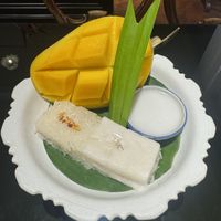 The best mango sticky rice in Thailand!   at Vegan Mahanakhon in Bangkok