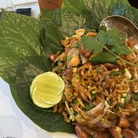 crispy rice.  at Vegan Mahanakhon in Bangkok