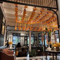 Beautiful decor  at Vegan Mahanakhon in Bangkok