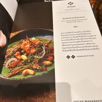 Don’t try this but an example of what’s on the menuu  at Vegan Mahanakhon in Bangkok