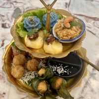 Appetiser platter   at Vegan Mahanakhon in Bangkok
