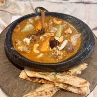 Massaman curry   at Vegan Mahanakhon in Bangkok