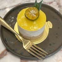 Calamansi cake   at Vegan Mahanakhon in Bangkok
