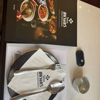 Table setting   at Vegan Mahanakhon in Bangkok