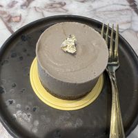 Coffee cheesecake  at Vegan Mahanakhon in Bangkok