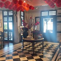 Entrance hall at Vegan Mahanakhon in Bangkok