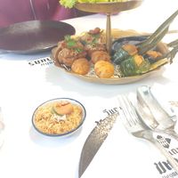 Appetisers - Sharing mix plater at Vegan Mahanakhon in Bangkok