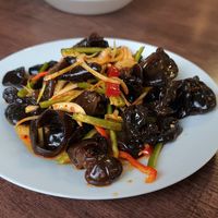 Mu er mushroom salad #Veganuary at Mukam in Bonn