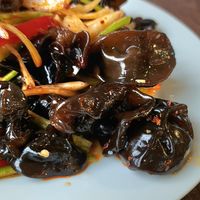 Mu er mushroom salad #Veganuary at Mukam in Bonn