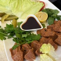 dinner #Veganuary at Cigköftem - Karl Marx in Berlin