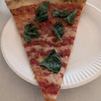 Vegan slice at Mama's Boy Pizza in Oakland