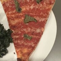 Vegan cheese slice  at Mama's Boy Pizza in Oakland