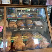 notice: top row -vegan croissants etc.  at Ash Coffee in Atlanta