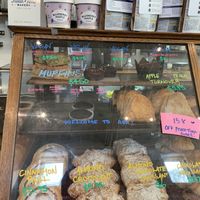 notice: top row, vegan donuts and other sweets  at Ash Coffee in Atlanta