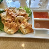 Vegan fried wontons  at Chay Restaurant in Falls Church