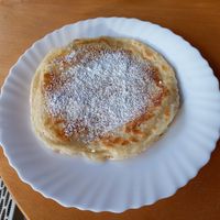 Malaysische Waffel at Café Nimmersatt in Sanderau in Wurzburg