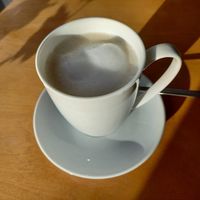 Reisgetränk mit Hafermilch at Café Nimmersatt in Sanderau in Wurzburg