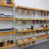Wide variety of pastas, biscuits and spreads at Negozio Leggero   in Turin