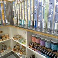 Tap station with soap and washing concentrate at Negozio Leggero   in Turin