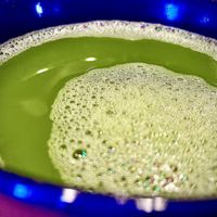 Big hot cup of Matcha 🍵   at Priscilla's Gourmet Coffee Tea & Gifts in Burbank