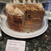 Banana and Pecan Cake at Walker Art Gallery in Liverpool