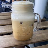 Freddo cappuccino with oat milk   at Hunch in Geneva