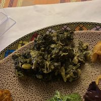 Collard greens  at Enjera in Arlington