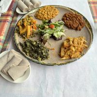 Veggie combo for two   at Enjera in Arlington