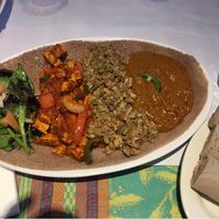 Vegan Sampler!  at Enjera in Arlington