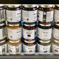 Housemade preserves at Gelateria La Romana in Dubai